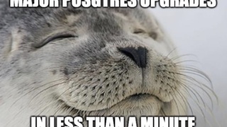 Doing in-place, single-node Postgres upgrades with almost no downtime